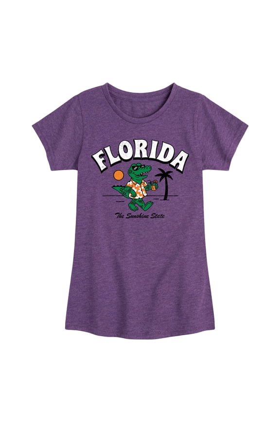 - Florida, The Sunshine State - Toddler & Youth Girls Short Sleeve Graphic T-Shirt