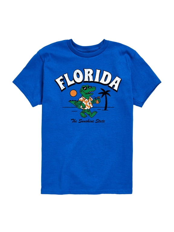 - Florida, The Sunshine State Boys' Short Sleeve Graphic T-Shirt