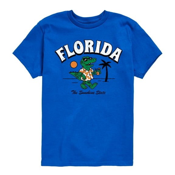Instant Message - Florida, The Sunshine State - Toddler & Youth Short Sleeve Graphic T-Shirt