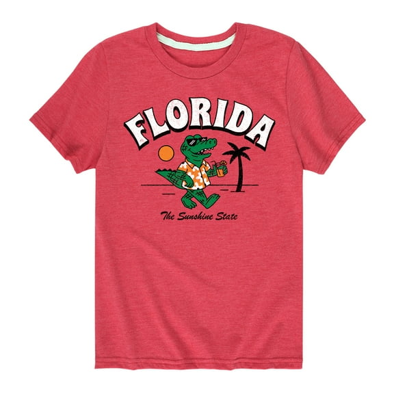 Instant Message - Florida, The Sunshine State - Toddler & Youth Short Sleeve Graphic T-Shirt