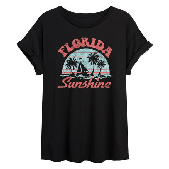 Instant Message - Florida - Women's Oversized Graphic T-shirt