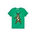 thumbnail image 1 of Instant Message - Floss Dance Reindeer - Toddler Short Sleeve Tee, 1 of 5