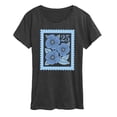 thumbnail image 1 of Instant Message - Flower Stamp Short Sleeve Graphic T-Shirt, 1 of 5