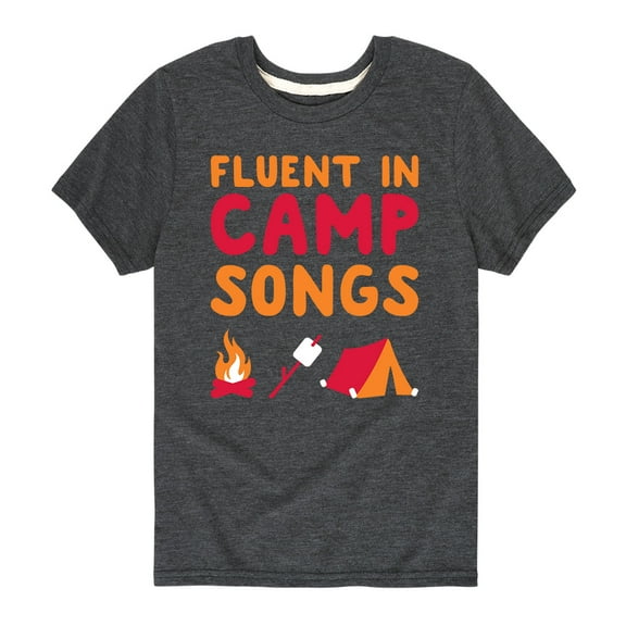 Instant Message - Fluent In Camp Songs - Toddler And Youth Short Sleeve Graphic T-Shirt