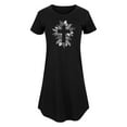 thumbnail image 1 of Instant Message - Foliage Cross - Women's Any Way Dress, 1 of 7