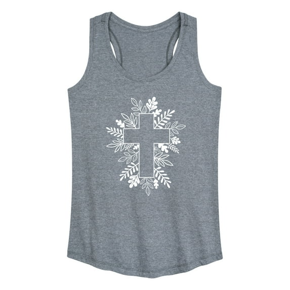 Instant Message - Foliage Cross - Women's Racerback Tank Top