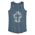 thumbnail image 1 of Instant Message - Foliage Cross - Women's Racerback Tank Top, 1 of 6