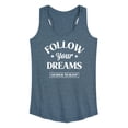 thumbnail image 1 of Instant Message - Follow Your Dreams - Women's Racerback Tank Top, 1 of 6