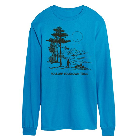 Instant Message - Follow Your Own Trail - Men's Long Sleeve T-Shirt