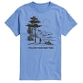 thumbnail image 1 of Instant Message - Follow Your Own Trail - Men's Short Sleeve Graphic T-Shirt, 1 of 6