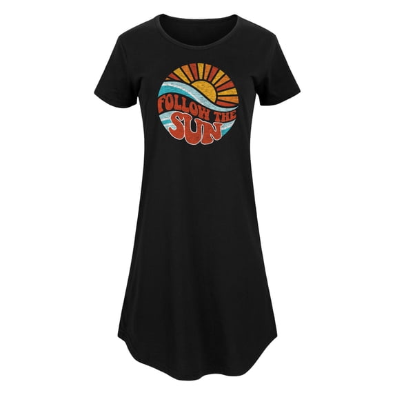 Instant Message - Follow the Sun Sunburst - Women's Any Way Dress