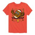 thumbnail image 1 of Instant Message - Football And Goalpost - Toddler & Youth Short Sleeve Graphic T-Shirt, 1 of 6
