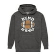 thumbnail image 1 of Instant Message - Football - Bend & Snap - Men's Hooded Fleece Sweatshirt, 1 of 5