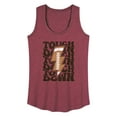 thumbnail image 1 of Instant Message - Football Lightning Bolt Touchdown - Women's Racerback Tank Top, 1 of 6