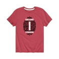 thumbnail image 1 of Instant Message - Football Phrases - Youth Short Sleeve Tee, 1 of 5