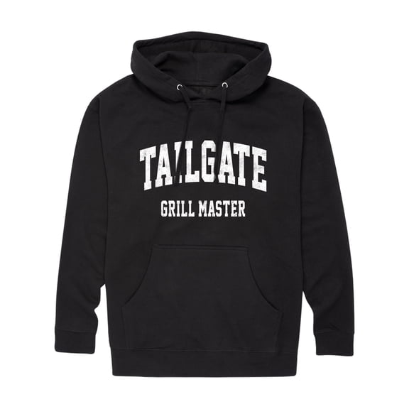Instant Message - Football Tailgate Grill Master Graphic Fleece Pullover Hoodie