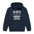 thumbnail image 1 of Instant Message - Football - Tailgate Harder Than They Play - Men's Hooded Fleece Sweatshirt, 1 of 4