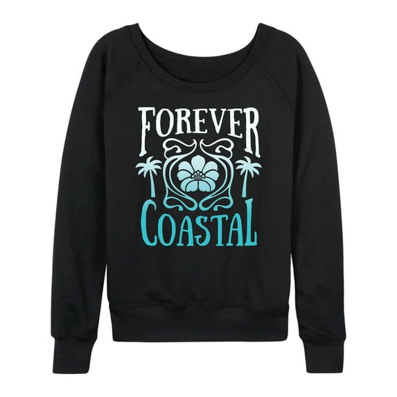 Instant Message - Forever Coastal - Women's Lightweight French Terry Long Sleeve Shirt