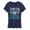 thumbnail image 1 of Instant Message - Forever Coastal - Women's Short Sleeve Graphic T-Shirt, 1 of 6