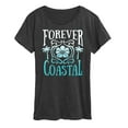 thumbnail image 1 of Instant Message - Forever Coastal - Women's Short Sleeve Graphic T-Shirt, 1 of 6
