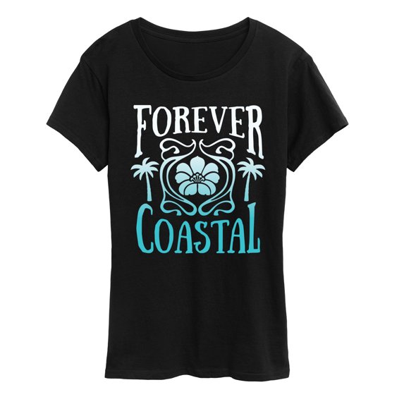 Instant Message - Forever Coastal - Women's Short Sleeve Graphic T-Shirt