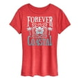 thumbnail image 1 of Instant Message - Forever Coastal - Women's Short Sleeve Graphic T-Shirt, 1 of 6