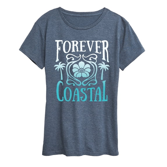 Instant Message - Forever Coastal - Women's Short Sleeve Graphic T-Shirt