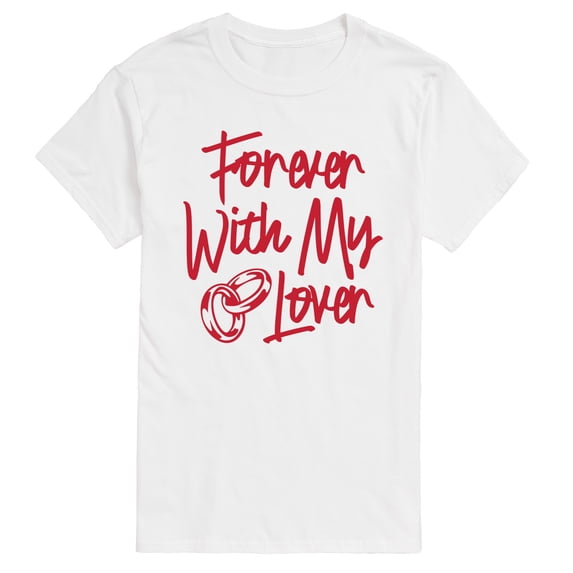 Instant Message - Forever With My Lover Short Sleeve Graphic T-Shirt