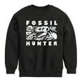 thumbnail image 1 of Instant Message - Fossil Hunter - Toddler & Youth Crewneck Fleece Sweatshirt, 1 of 6