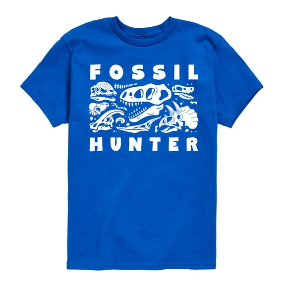 Instant Message - Fossil Hunter - Toddler & Youth Short Sleeve Graphic T-Shirt
