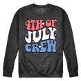thumbnail image 1 of Instant Message - Fourth Of July Crew - Men's Crew Neck Fleece Pullover, 1 of 6