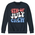 thumbnail image 1 of Instant Message - Fourth Of July Crew - Men's Crew Neck Fleece Pullover, 1 of 6