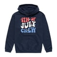 thumbnail image 1 of Instant Message - Fourth Of July Crew - Men's Pullover Hooded Fleece Sweatshirt, 1 of 5