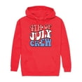 thumbnail image 1 of Instant Message - Fourth Of July Crew - Men's Pullover Hooded Fleece Sweatshirt, 1 of 6