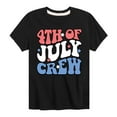 thumbnail image 1 of Instant Message - Fourth Of July Crew - Toddler & Youth Short Sleeve Graphic T-Shirt, 1 of 6