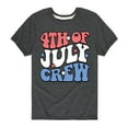 thumbnail image 1 of Instant Message - Fourth Of July Crew - Toddler & Youth Short Sleeve Graphic T-Shirt, 1 of 6