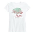 thumbnail image 1 of Instant Message - Fox And Tree - Women's Short Sleeve Graphic T-Shirt, 1 of 5