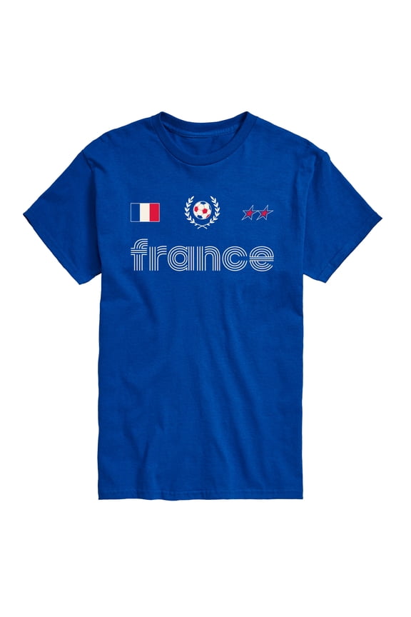 - France Soccer Jersey - Men's Short Sleeve Graphic T-Shirt