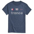 thumbnail image 1 of Instant Message - France Soccer Jersey Short Sleeve Graphic T-Shirt, 1 of 5