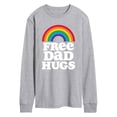 thumbnail image 1 of Instant Message - Free Dad Hugs Long Sleeve Graphic T-Shirt, 1 of 5