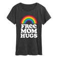 thumbnail image 1 of Instant Message - Free Mom Hugs - Women's Short Sleeve Graphic T-Shirt, 1 of 5