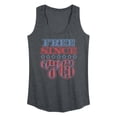 thumbnail image 1 of Instant Message - Free Since 76 Graphic Racerback Tank, 1 of 5
