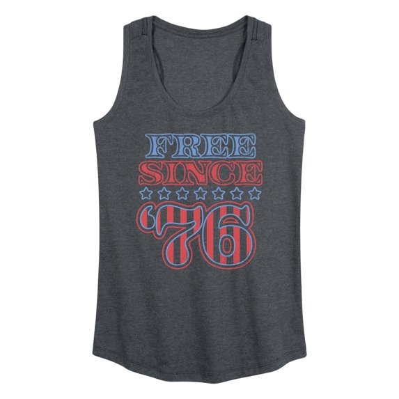 Instant Message - Free Since 76 Graphic Racerback Tank
