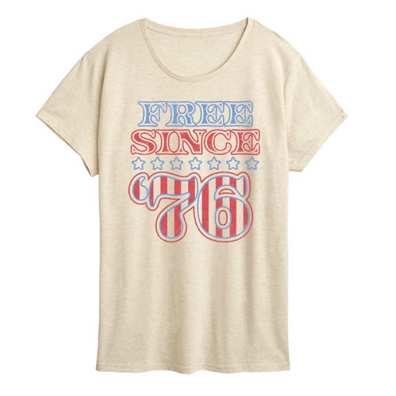 Instant Message - Free Since 76 - Women's Short Sleeve Graphic T-Shirt
