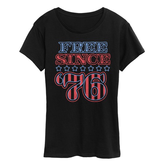 Instant Message - Free Since 76 - Women's Short Sleeve Graphic T-Shirt
