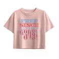 thumbnail image 1 of Instant Message - Free Since 76 Short Sleeve Boxy Graphic T-Shirt, 1 of 5