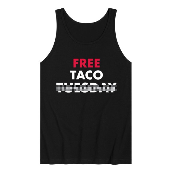 Instant Message - Free Taco Tuesday - Men's Jersey Tank Top