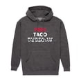 thumbnail image 1 of Instant Message - Free Taco Tuesday  - Men's Pullover Hooded Fleece Sweatshirt, 1 of 6