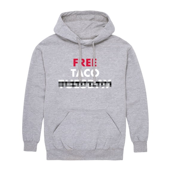 Instant Message - Free Taco Tuesday - Men's Pullover Hooded Fleece Sweatshirt