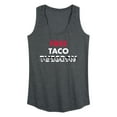thumbnail image 1 of Instant Message - Free Taco Tuesday  - Women's Racerback Tank Top, 1 of 6